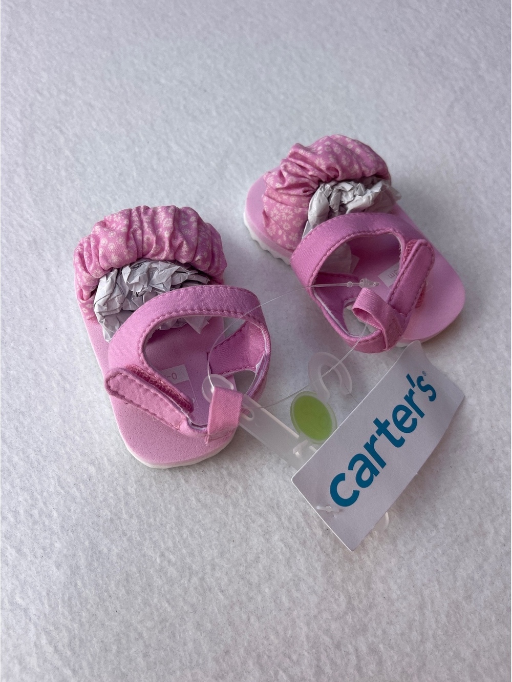 Carter's Baby Girl Pink Sandals Size 0-3 Months New with Tags